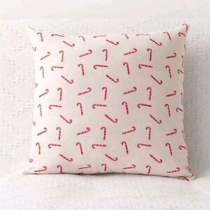 Candy Cane Holiday Pillow Cover